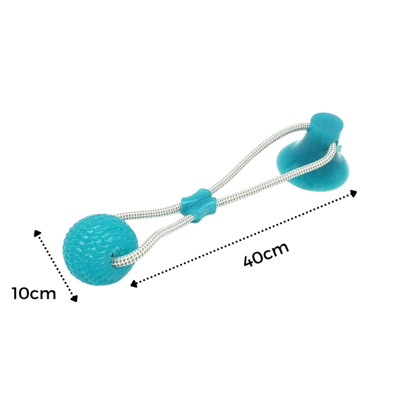 Hundespielball mit Saugnapf