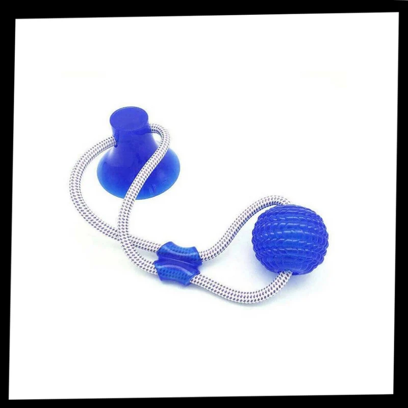 Hundespielball mit Saugnapf