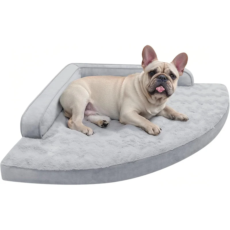 Halbmondförmiges orthopädisches Hundebett