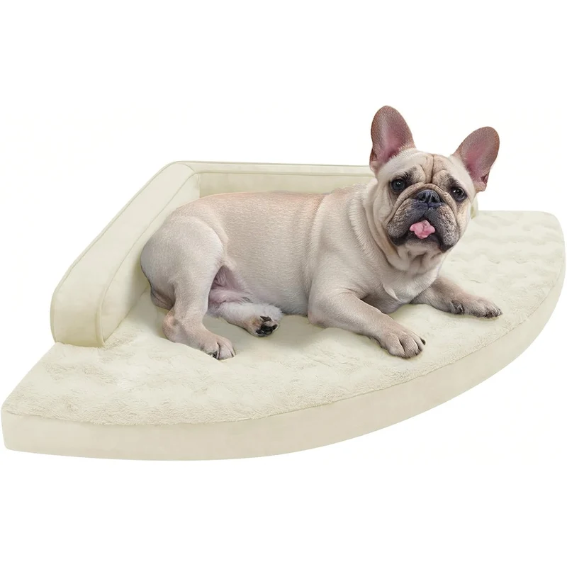 Halbmondförmiges orthopädisches Hundebett