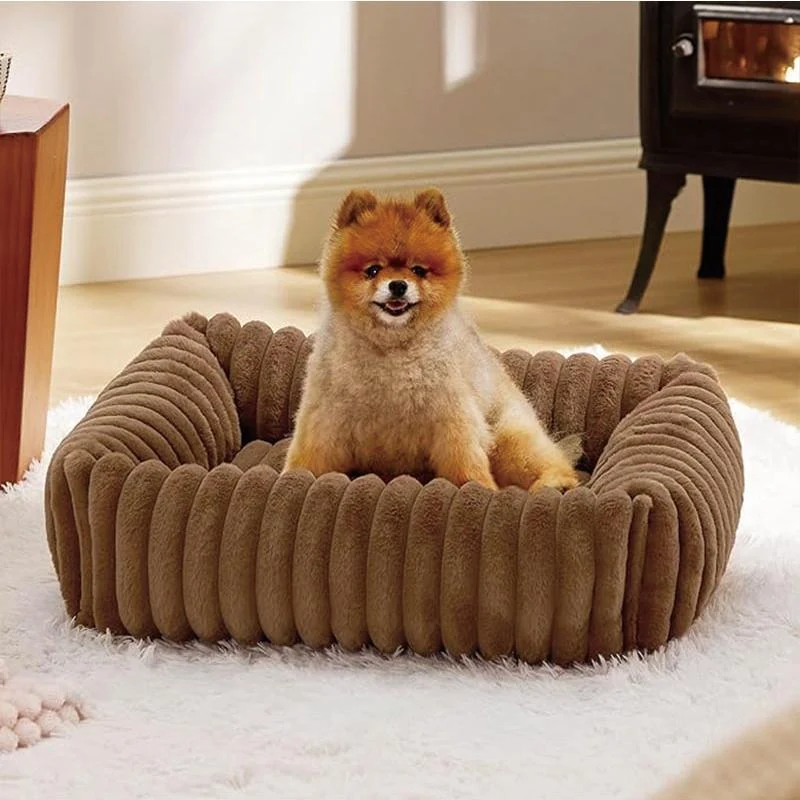 Gemütliches Plüsch-Hundebett