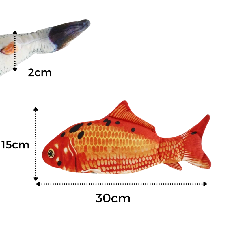 Zappelnder Fisch Katzenspielzeug