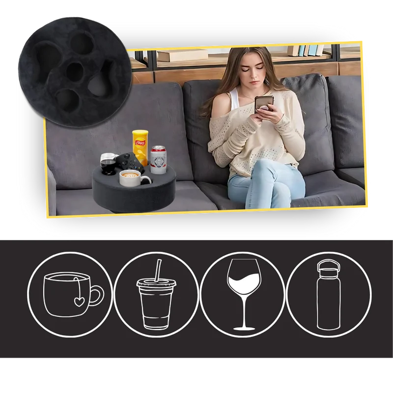 Sofa-Caddy mit mehreren Fächern