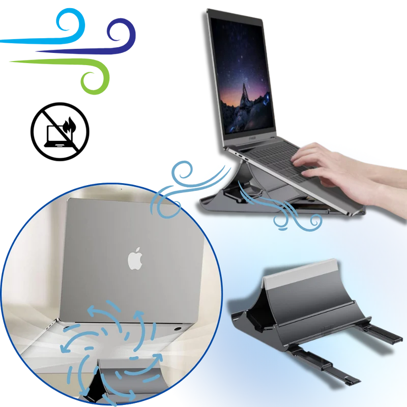 Skanto Multifunktionaler, stabiler vertikaler Laptop-Ständer
