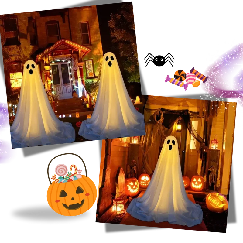 Gruselige Halloween-Geisterlichter