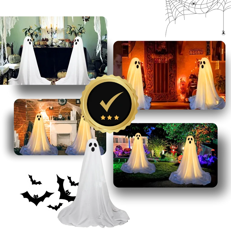 Gruselige Halloween-Geisterlichter