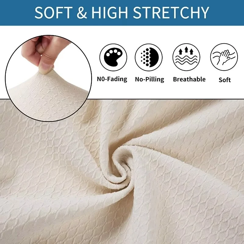 2+2 GRATIS | SeatShield™ | Elastische Jacquard-Stuhlhussen für stilvollen Schutz & perfekte Passform
