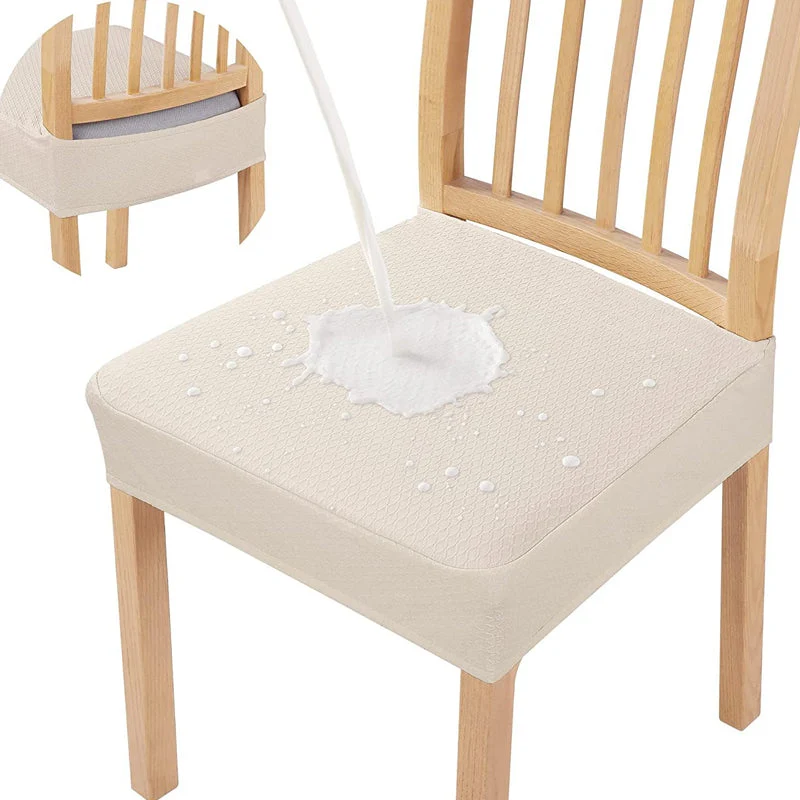 2+2 GRATIS | SeatShield™ | Elastische Jacquard-Stuhlhussen für stilvollen Schutz & perfekte Passform