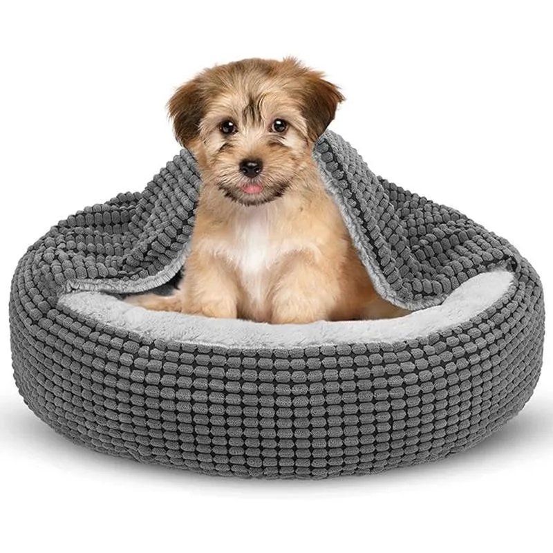 Gemütliches rundes Hundebett