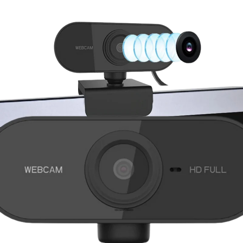 Drehbare 1080p HD USB-Webcam mit Mikrofon