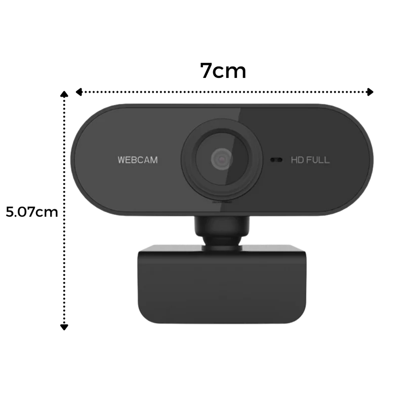 Drehbare 1080p HD USB-Webcam mit Mikrofon