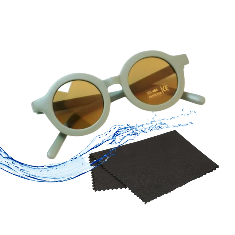 Runde Vintage-Sonnenbrille für Kinder von 1-5 Jahren