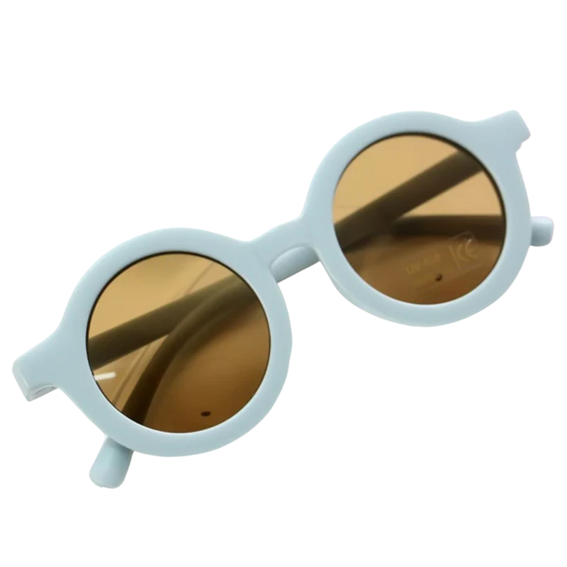 Runde Vintage-Sonnenbrille für Kinder von 1-5 Jahren