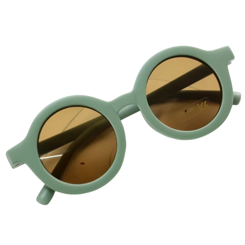 Runde Vintage-Sonnenbrille für Kinder von 1-5 Jahren