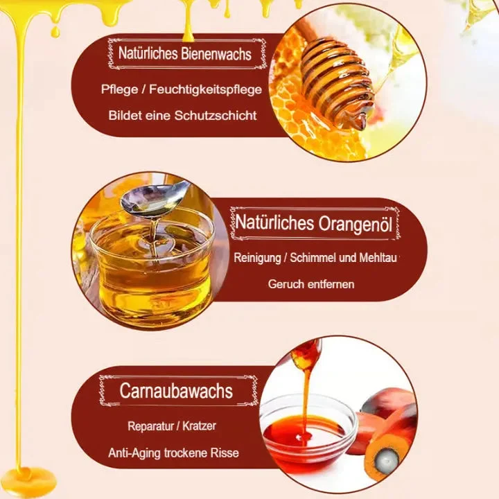 WoodCare™ | Natürliches Bienenwachs für Holzpflege (2er-Set)