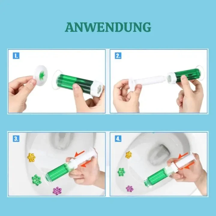 FreshBloom™ | Toiletten Gel-Stempel Set – 12 Stück