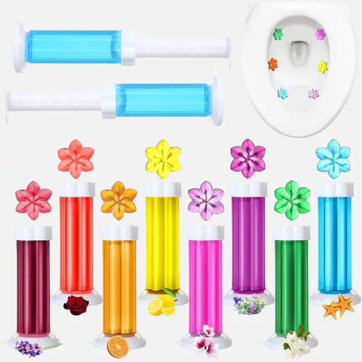 FreshBloom™ | Toiletten Gel-Stempel Set – 12 Stück