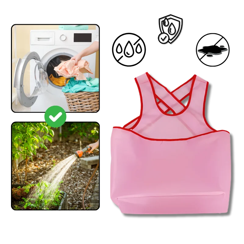 Wasserabweisende Schürze mit großen Taschen