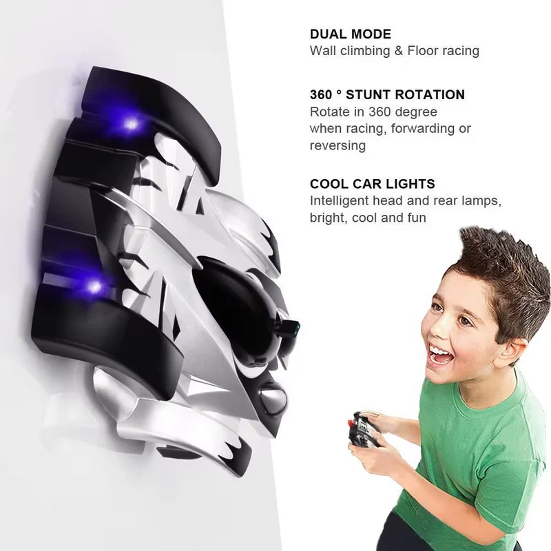 Skanto RC Stunt-Auto – Wandkletterndes ferngesteuertes Drift-Spielzeug für Kinder und Erwachsene