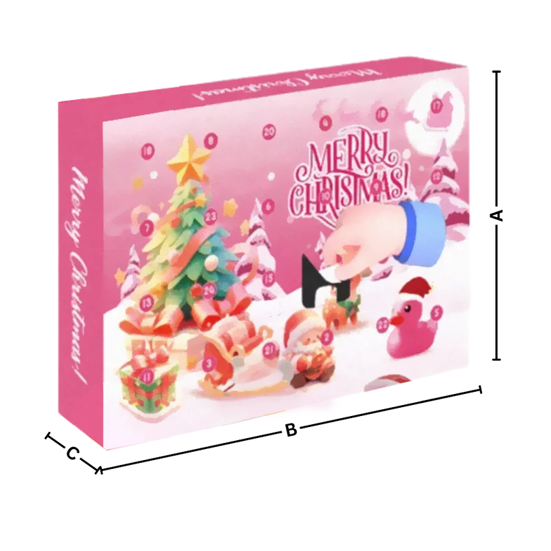 Enten-Adventskalender mit Halloween- und Weihnachtsmotiv