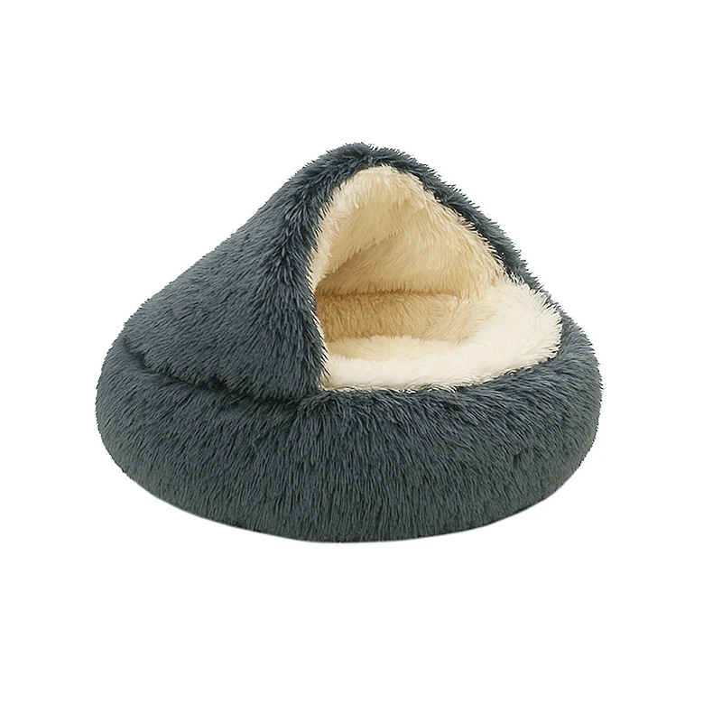 Gemütliches Pelz-Hundebett