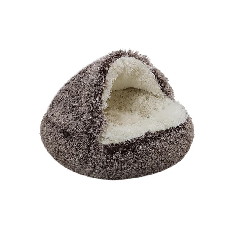 Gemütliches Pelz-Hundebett