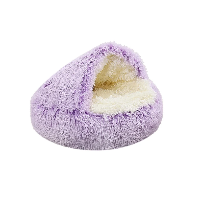 Gemütliches Pelz-Hundebett