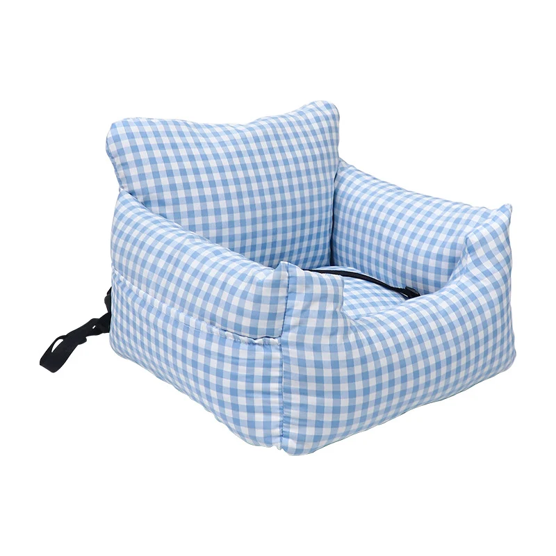 Bequemes Gingham Welpensofa Hundebett