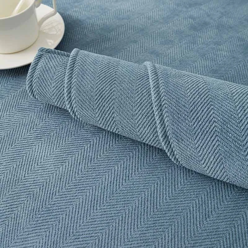 AestheticCover™ | Sofabezug aus Chenille-Stoff mit Fischgrätenmuster