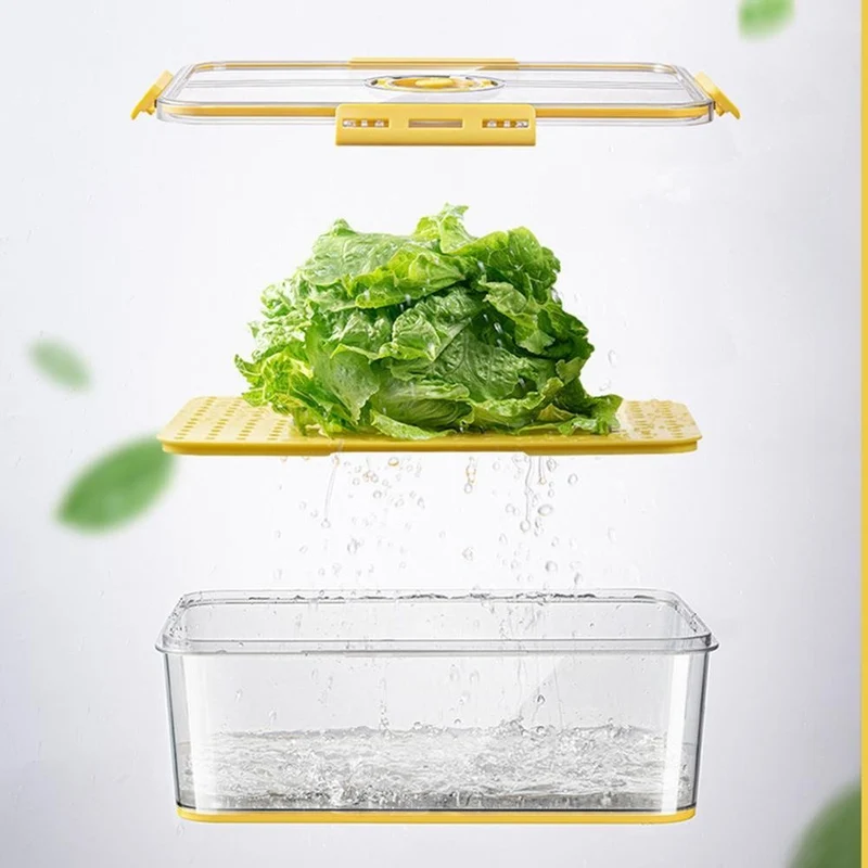 1+1 GRATIS | FreshStack™ | Premium Kühlschrank Organizer Set - Luftdicht & Stapelbar