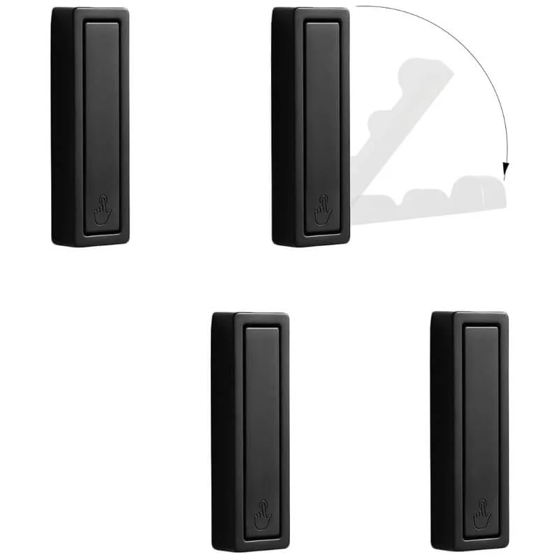 2+2 GRATIS | EvoHook™ | Faltbarer Wandhaken aus Zinklegierung | Stabil bis 25 kg | platzsparende Aufbewahrung