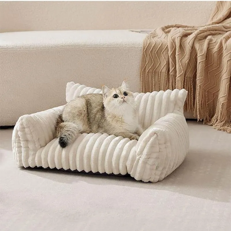 Weiches Plüsch Lounge Hundebett