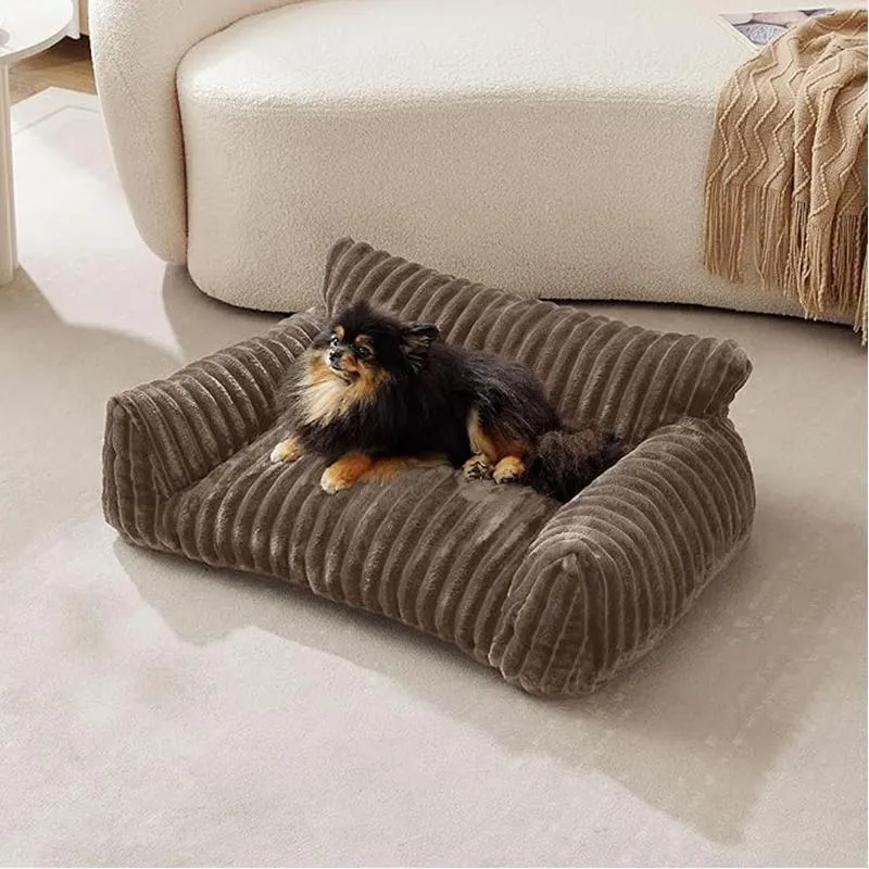 Weiches Plüsch Lounge Hundebett