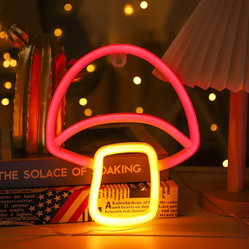 Skanto Neon Schild – USB-/Batteriebetriebenes LED-Neonlicht für die Heimdekoration