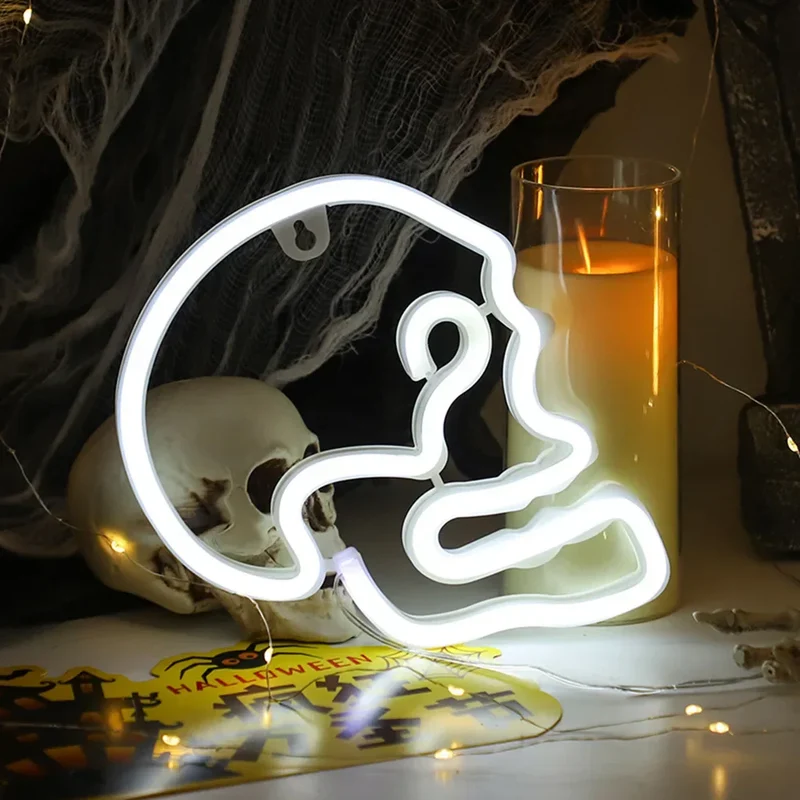 Skanto Neon Schild – USB-/Batteriebetriebenes LED-Neonlicht für die Heimdekoration