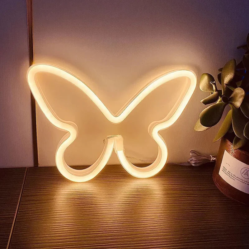 Skanto Neon Schild – USB-/Batteriebetriebenes LED-Neonlicht für die Heimdekoration