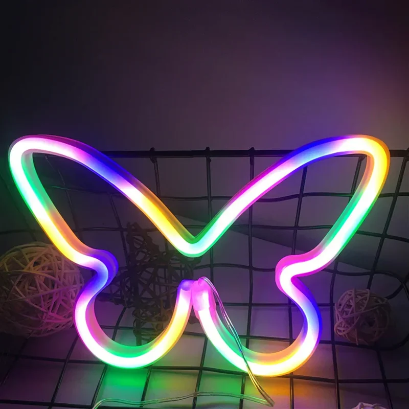 Skanto Neon Schild – USB-/Batteriebetriebenes LED-Neonlicht für die Heimdekoration