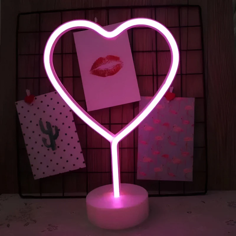 Skanto Light - Neon-Schild mit Sockel für Zuhause und Bar