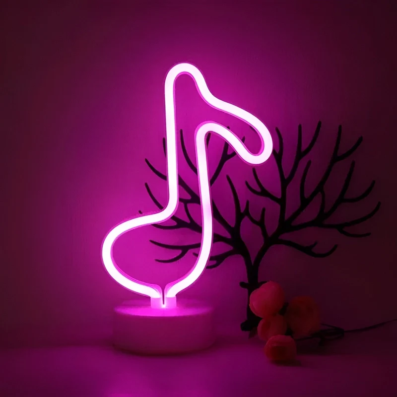 Skanto Light - Neon-Schild mit Sockel für Zuhause und Bar