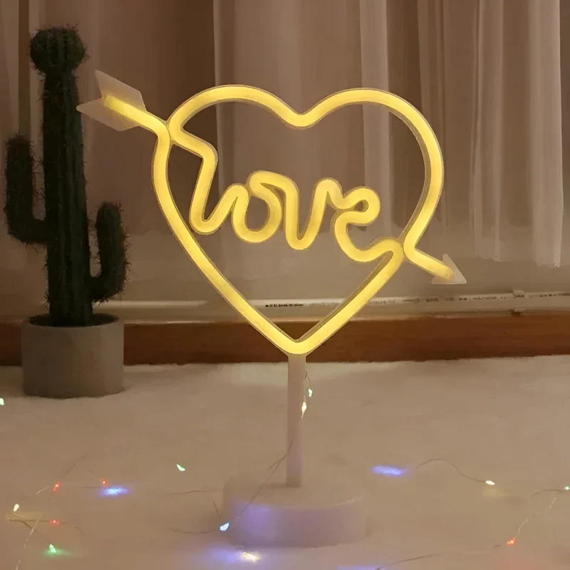 Skanto Light - Neon-Schild mit Sockel für Zuhause und Bar