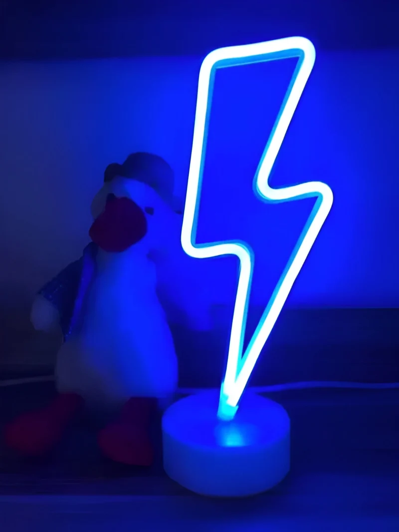 Skanto Light - Neon-Schild mit Sockel für Zuhause und Bar