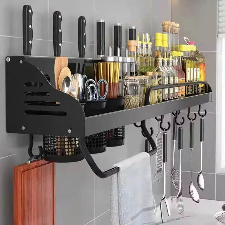 KitchenFlow™ | Küchenwandregal – praktischer Organizer für mehr Ordnung