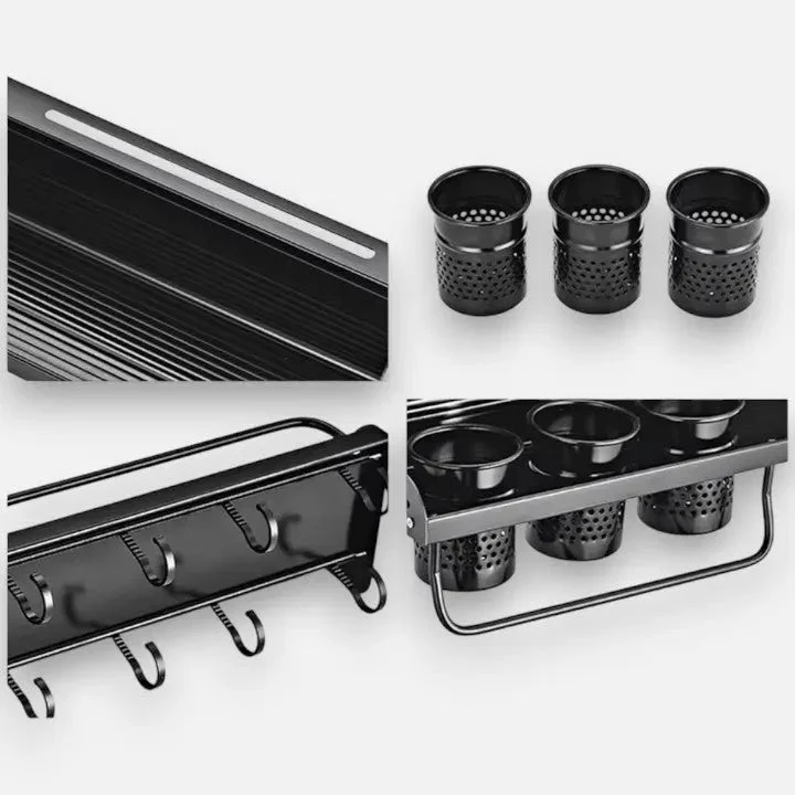 KitchenFlow™ | Küchenwandregal – praktischer Organizer für mehr Ordnung