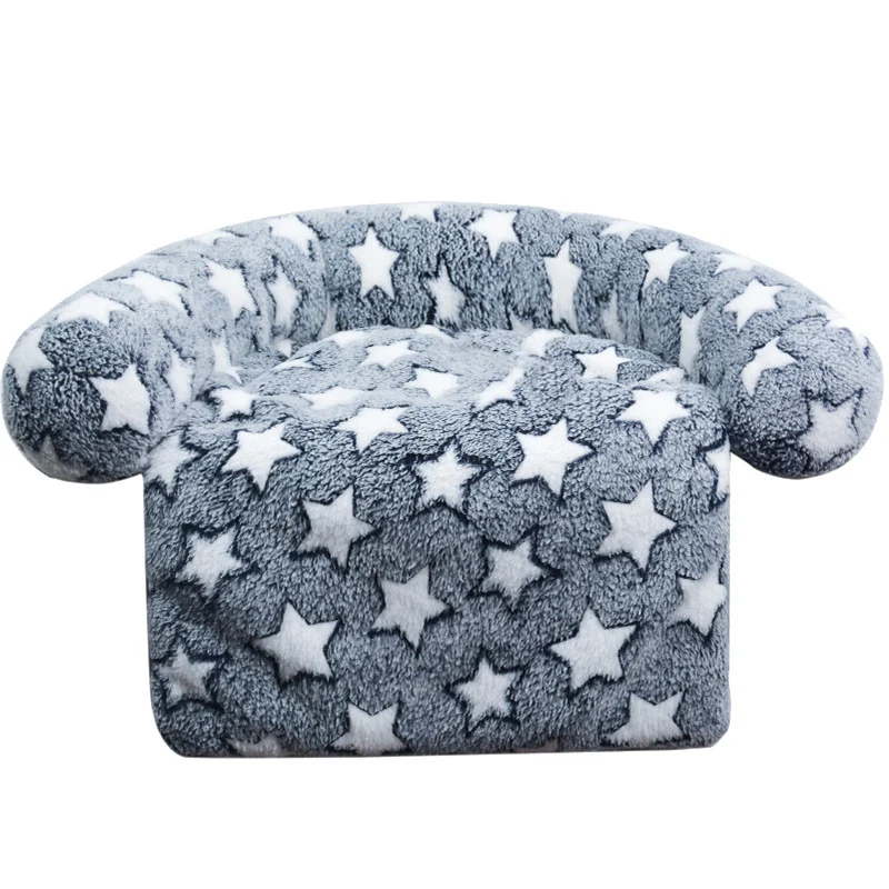 Plüsch Sternenmuster Lounge Sessel Hundebett