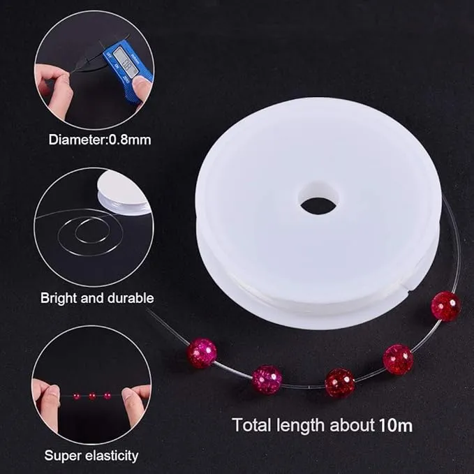 DIY Perlen-Bastelset zur Schmuckherstellung für Mädchen – Kreatives Perlenset für Armbänder, Ringe und Halsketten