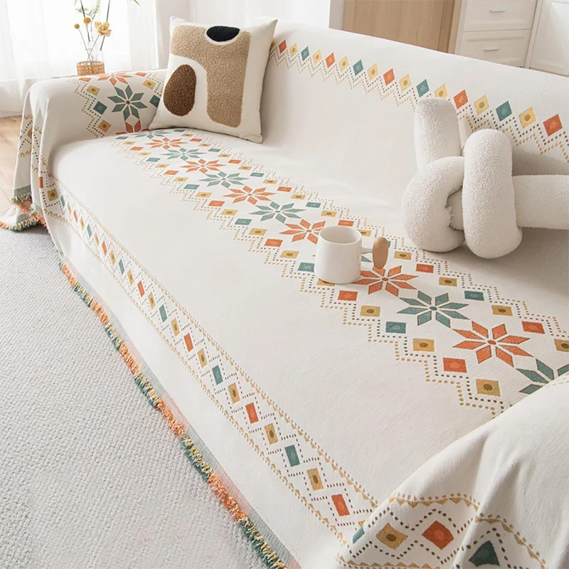 50 % RABATT | BohoCover™ | Wendbarer Sofabezug im Bohemian-Stil mit Quasten