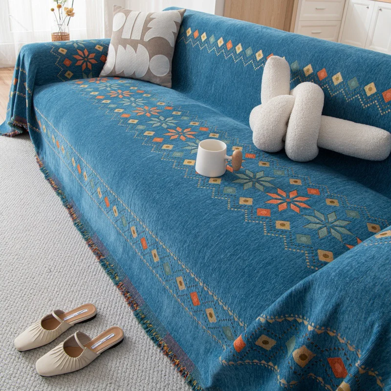 50 % RABATT | BohoCover™ | Wendbarer Sofabezug im Bohemian-Stil mit Quasten