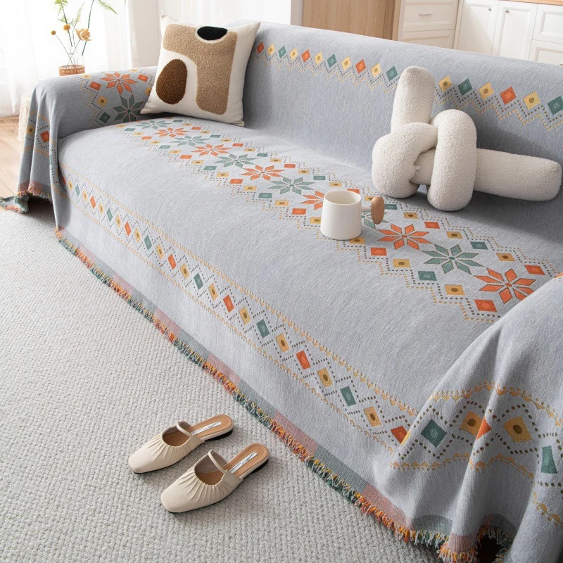 50 % RABATT | BohoCover™ | Wendbarer Sofabezug im Bohemian-Stil mit Quasten