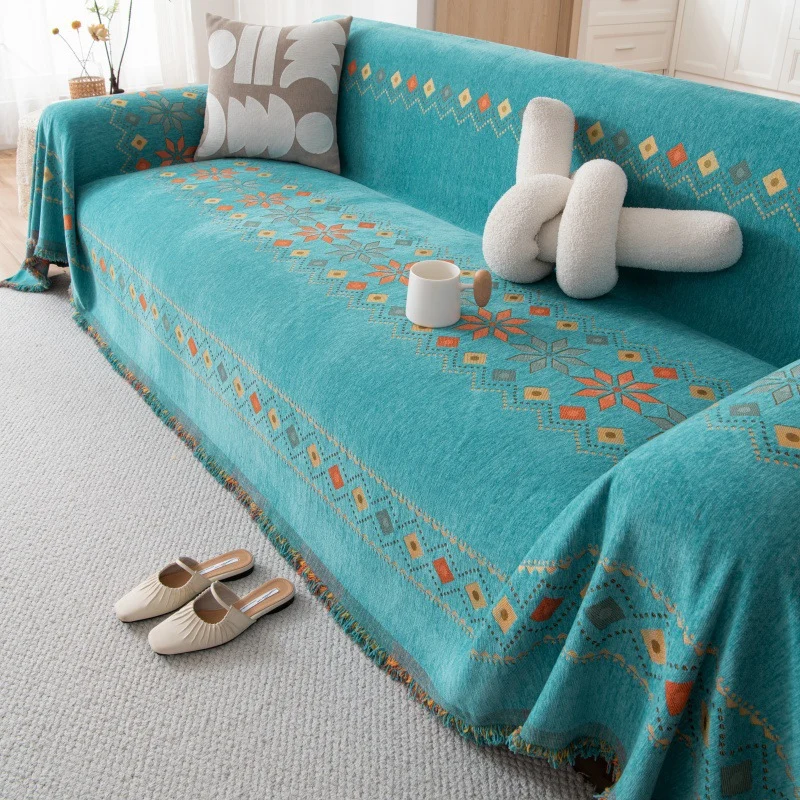 50 % RABATT | BohoCover™ | Wendbarer Sofabezug im Bohemian-Stil mit Quasten