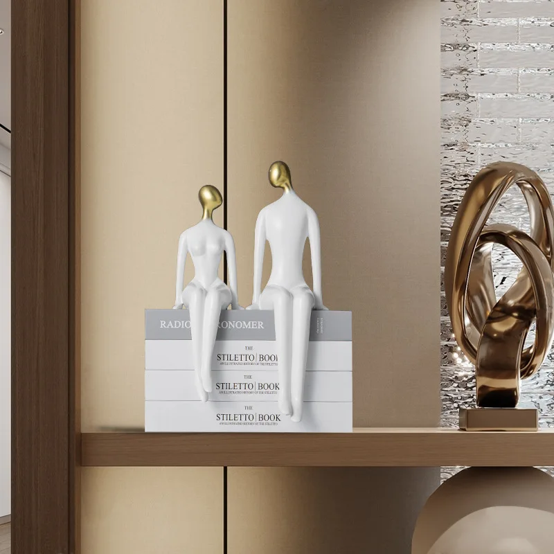 Skanto Abstrakte Paar-Figuren, Minimalismus-Deko-Accessoires, TV-Schrank-Ornamente, Wohnzimmer-Deko-Geschenke